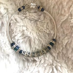 Handcrafted Customized Bracelet silver plated